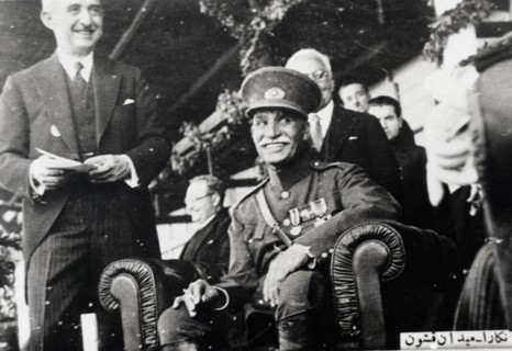 Reza Shah le Grand lors de sa visite en Turquie