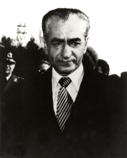 Mohammed Reza Shah Pahlavi le jour de son départ de Téhéran
