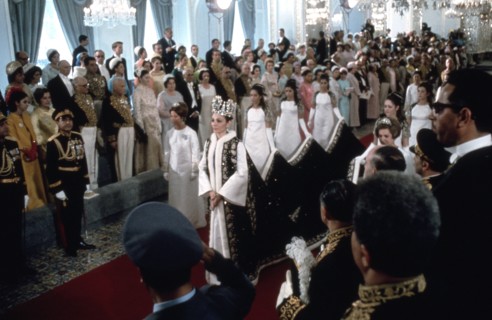 Mohammed Reza Shah Pahlavi lors des cérémonies du couronnement (1967)