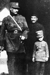Reza Shah le Grand et son fils Mohammed Reza