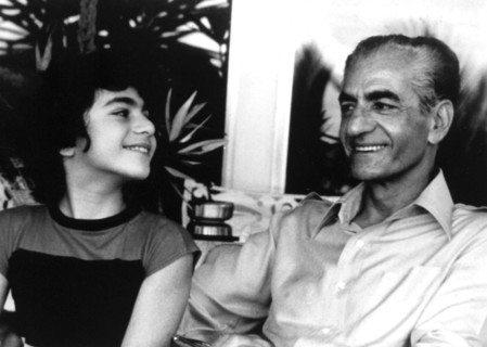 Mohammed Reza Shah Pahlavi et sa fille Leila