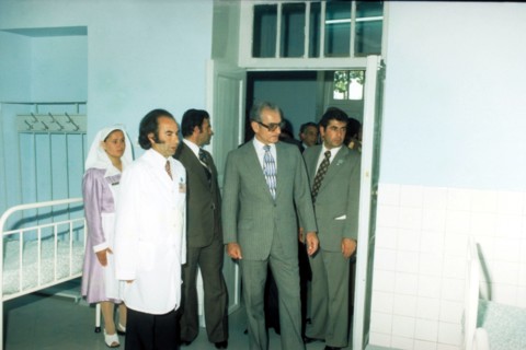 Mohammed Reza Shah Pahlavi en visite officielle
