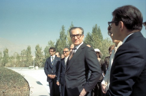 Mohammed Reza Shah Pahlavi en visite officielle