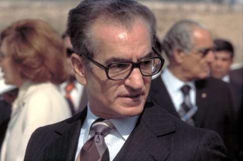 Mohammed Reza Shah Pahlavi en visite officielle