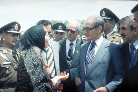 Mohammed Reza Shah Pahlavi en visite officielle