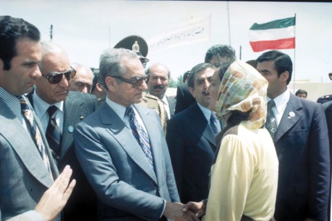 Mohammed Reza Shah Pahlavi en visite officielle