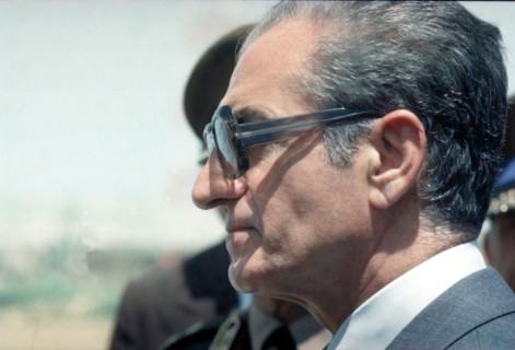 Mohammed Reza Shah Pahlavi en visite officielle