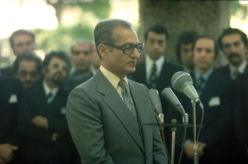 Mohammed Reza Shah Pahlavi en visite officielle