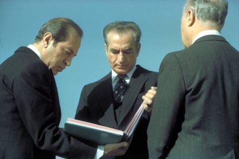 Mohammed Reza Shah Pahlavi en visite officielle