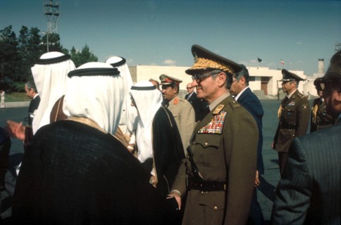 Mohammed Reza Shah Pahlavi en visite officielle
