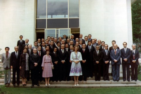 Mohammed Reza Shah Pahlavi, Anouar el Sadate et Farah Pahlavi, 1979