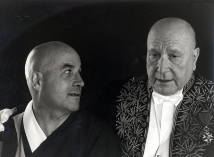 Jean-François Revel et son fils Matthieu Ricard