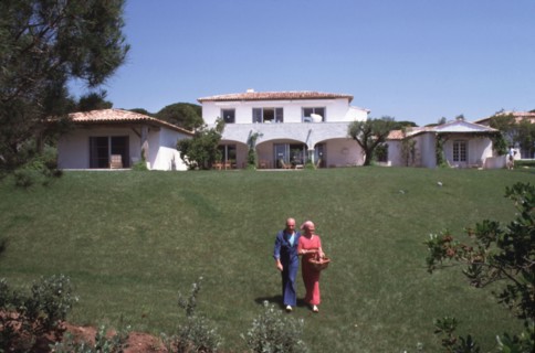 Gérard Oury et Michèle Morgan