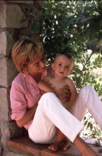 Françoise Sagan et son fils Denis Westhoff
