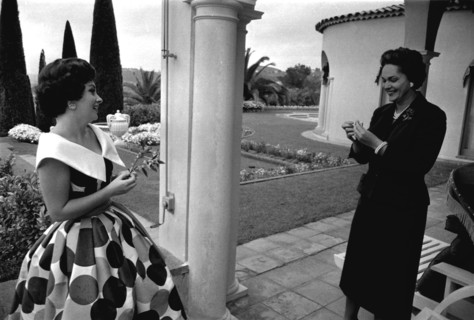 Gina Lollobrigida and Yvette Agan Khan