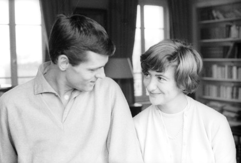 Françoise Sagan et son mari