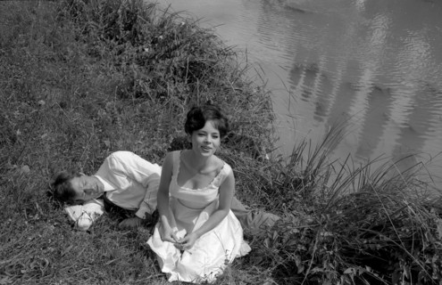 Jean-Paul Belmondo et Pascale Petit