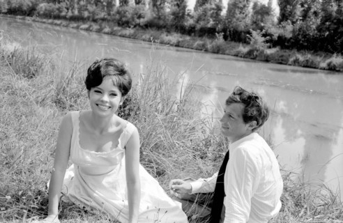 Jean-Paul Belmondo et Pascale Petit