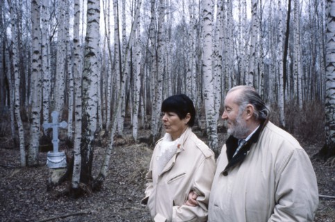 Bernard et Annabel Buffet, ballade en forêt
