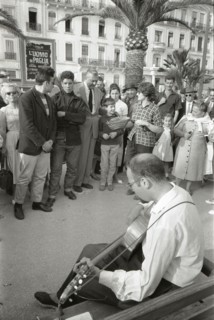 Jacques Tati et Alain Bécourt