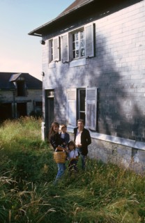 Jane Birkin et Serge Gainsbourg avec leur fille Charlotte