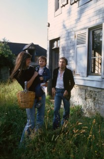 Jane Birkin et Serge Gainsbourg avec leur fille Charlotte