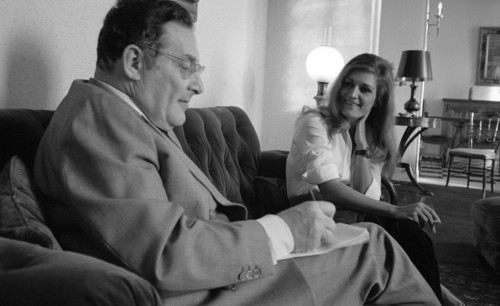Léon Zitrone and Dalida