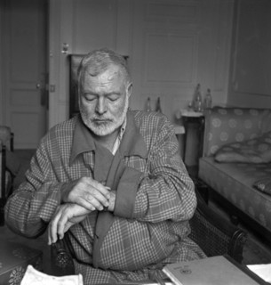 Ernest Hemingway, 1956