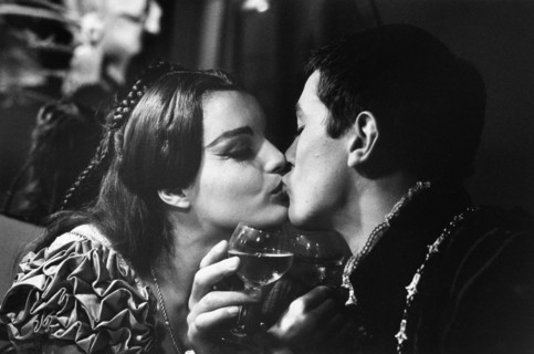 Romy Schneider and Alain Delon