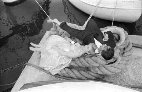 Alain Delon et Estella Blain