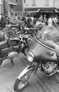 Rassemblement de motos à Saint-Tropez