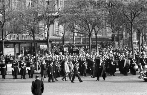 Cérémonie commémorative du 11 novembre 1960