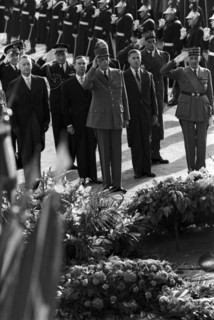 Cérémonie commémorative du 11 novembre 1960