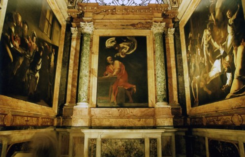 Chapelle Contarelli de l'église Saint Louis des Français à Rome