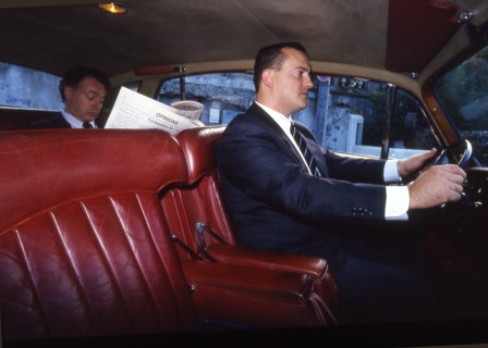 Le chauffeur à la Rolls-Royce.