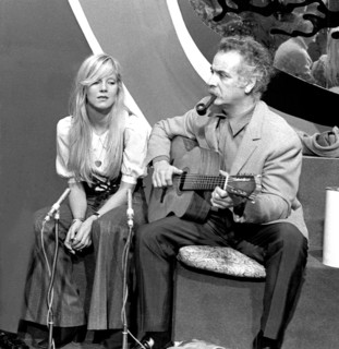 Sylvie Vartan et Georges Brassens