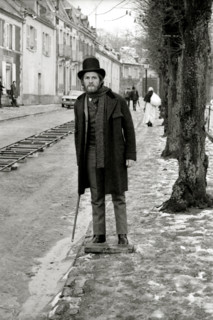 Jean-Claude Brialy on the set of a film