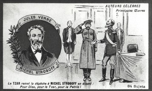 Illustration publicitaire de Michel Strogoff