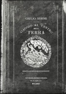 Verne, "Voyage au centre de la Terre" - Couverture