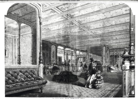 Illustration du grand salon du "Great Eastern"