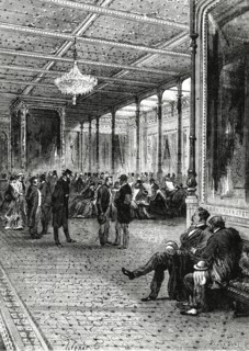 Illustration du grand salon du "Great Eastern"