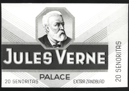 Jules Verne sur une boîte à cigares