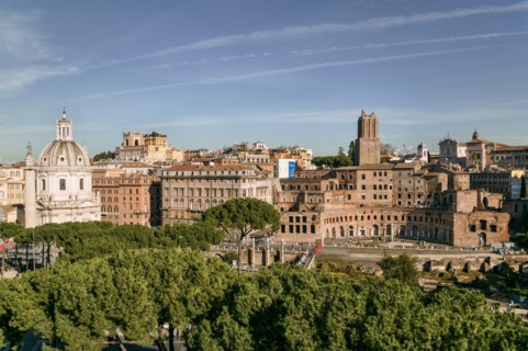 Les Marchés de Trajan à Rome, Italie