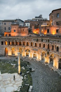 Les Marchés de Trajan à Rome, Italie