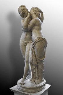 Statue Of Cupid And Psychemarble Sculpture