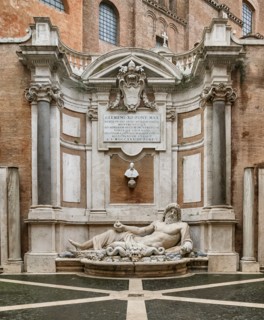 Marphurius Or Marforio. It Is One Of The Talking Statues Of Rome. Marforio Maintained A Friendly Rivalry With His Most Prominent Rival