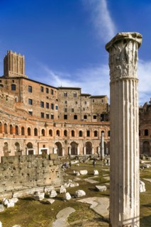 Les Marchés de Trajan à Rome, Italie
