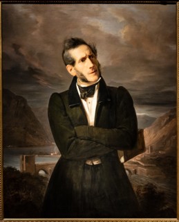 Giuseppe Molteni,  Massimo D'Azeglio: "Portrait of Alessandro Manzoni"