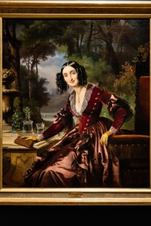 Giuseppe Molteni,  Massimo D'Azeglio: "Portrait of Luisa  D'Azeglio Blondel Maumary"