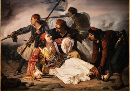 Ludovico Lipparini:  "Marco Botzaris' Death"